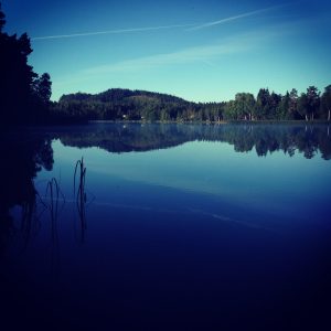 Inte långt från Tabergs topp i Småland bor den här bloggaren. Visst är det vackert här!