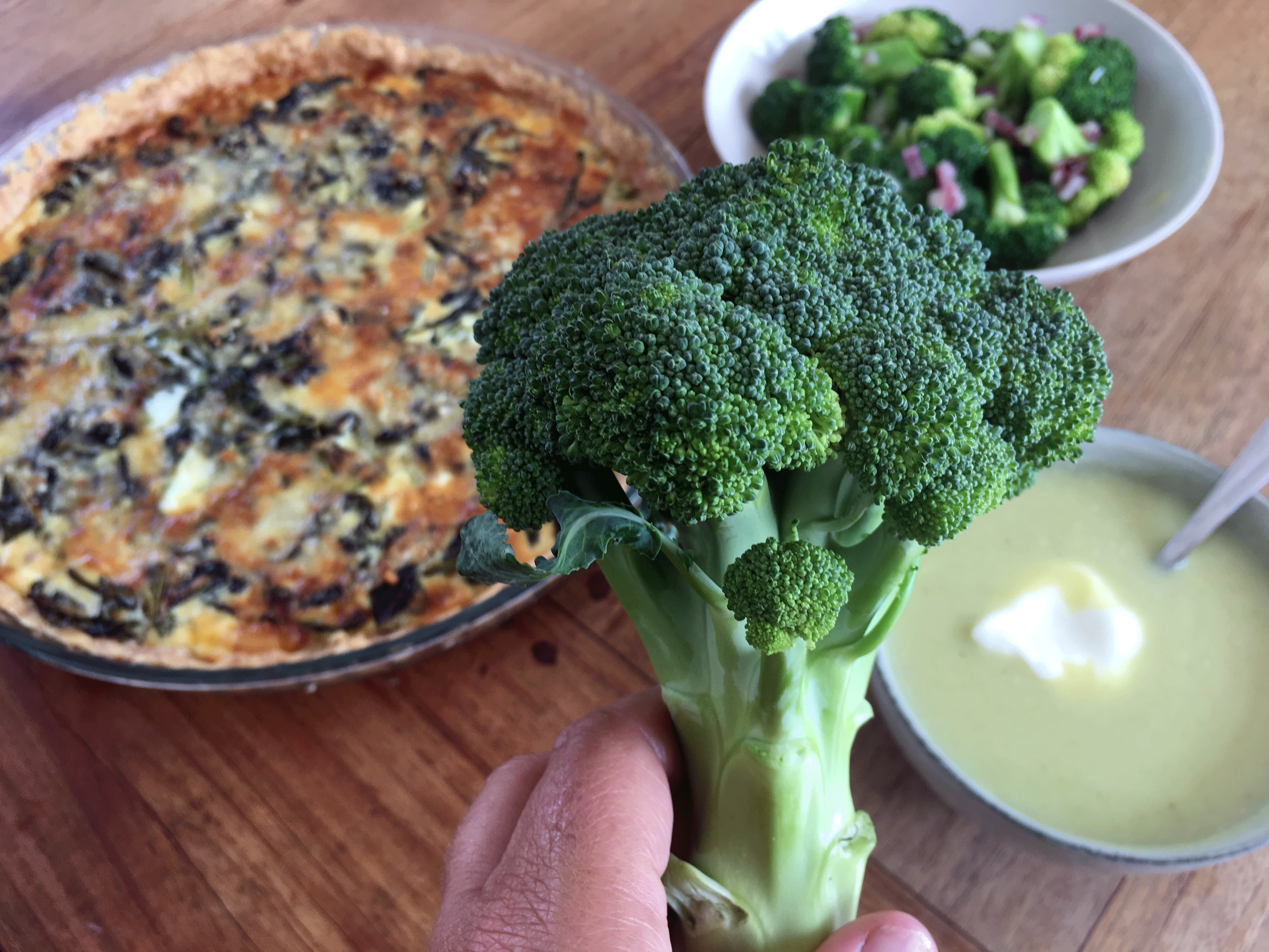 Mumsig mat av broccolins alla delar!