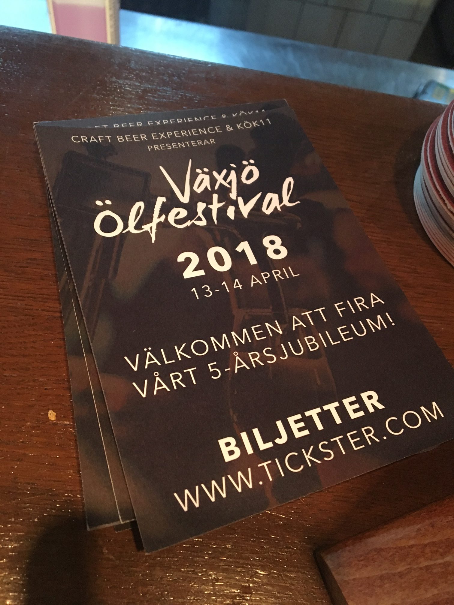 Ölfestival i Växjö april 2018. Foto: Joel Linderoth.