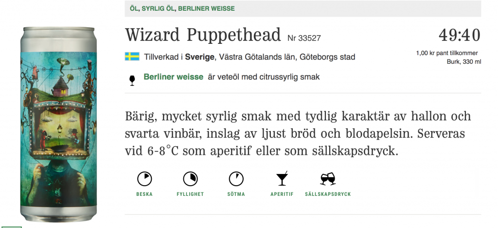 Puppethead från Wizard brewing.