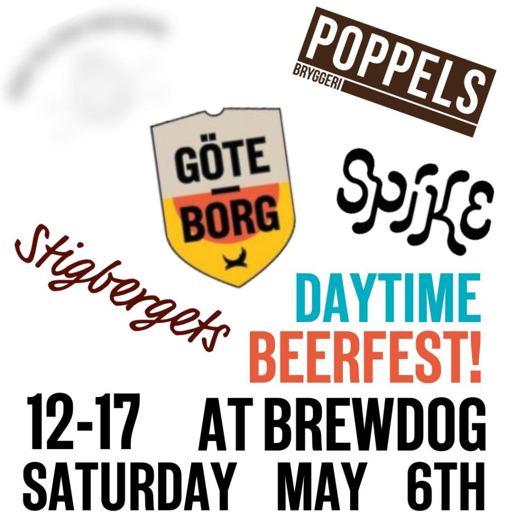 Daytime Beerfest på Brewdog Gbg. 