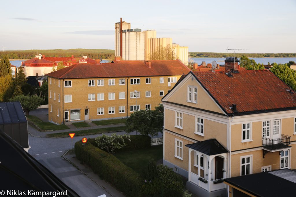 Jag älskar utsikten över Sölvesborg. 