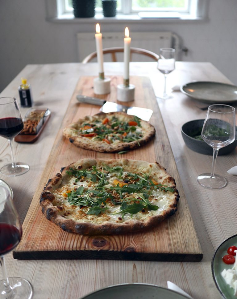 Trä, hops och kärlek David & Sandra Pizza Bianco Land